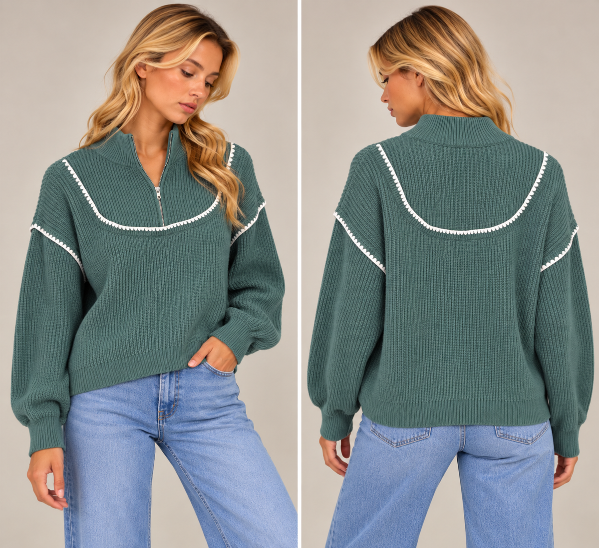 Evergreen Stitch Sweater