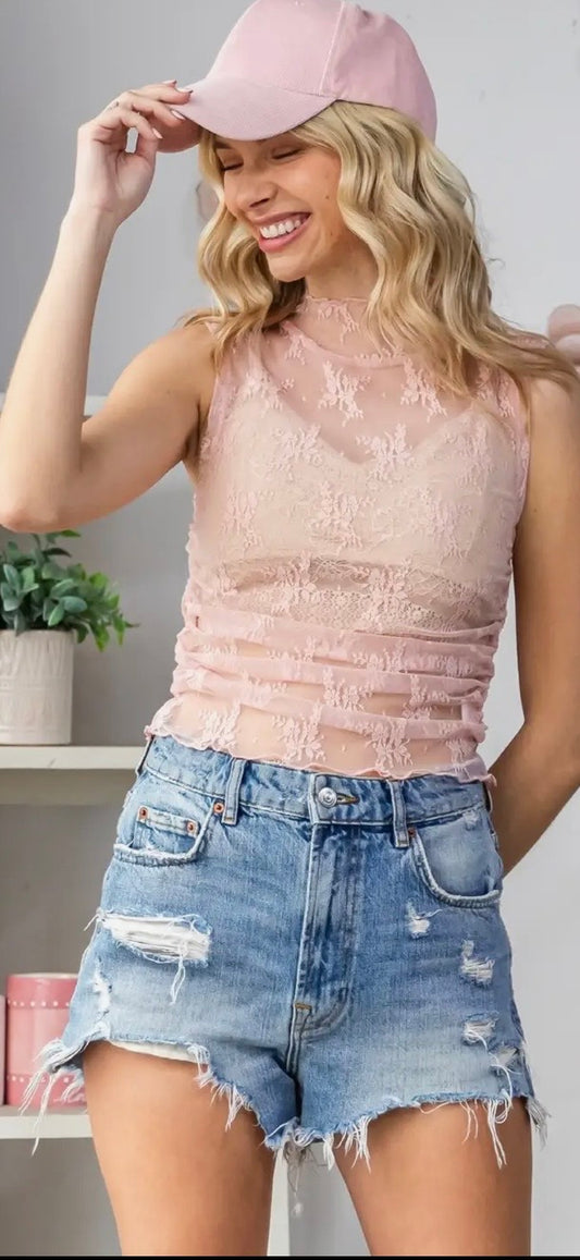 bloom lace top
