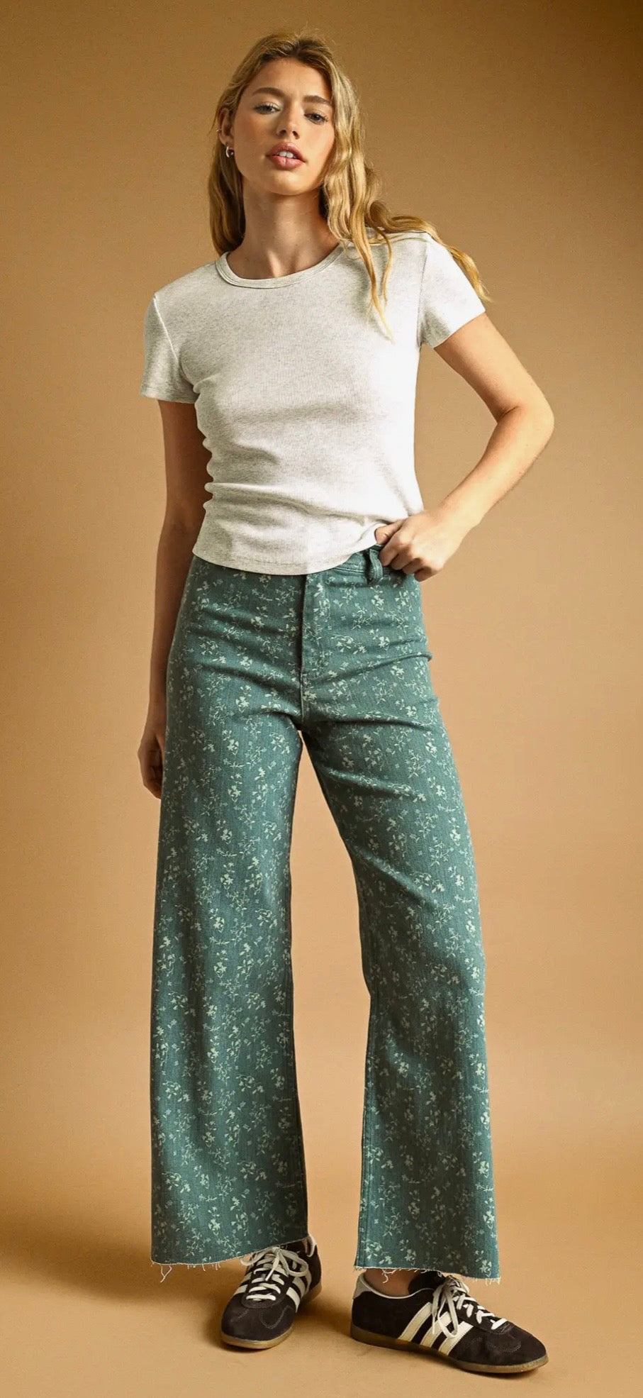 harper ribbed tee