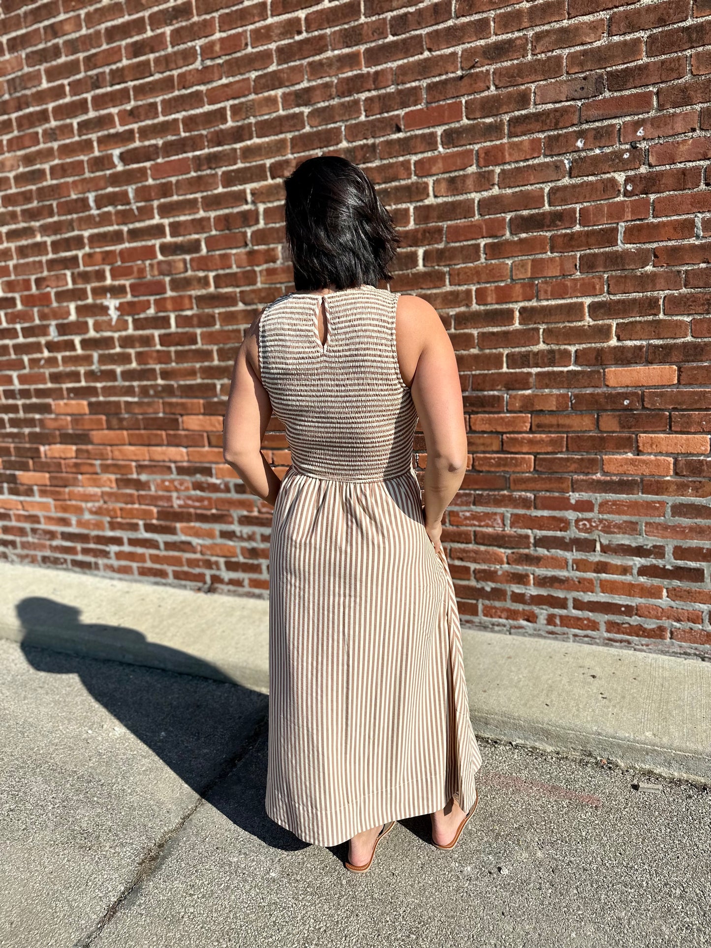 modern smocked dress