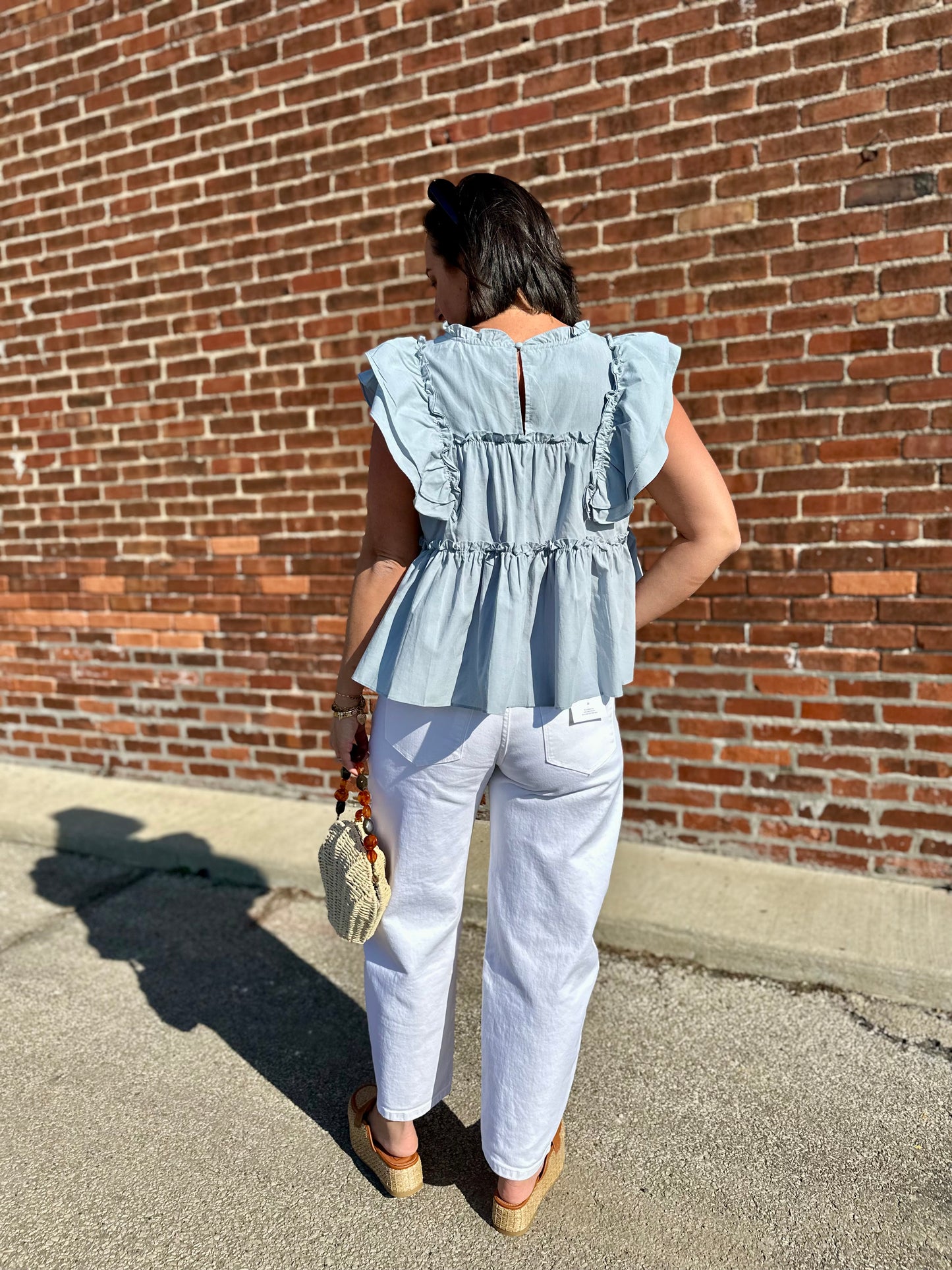 White Barrel Jean