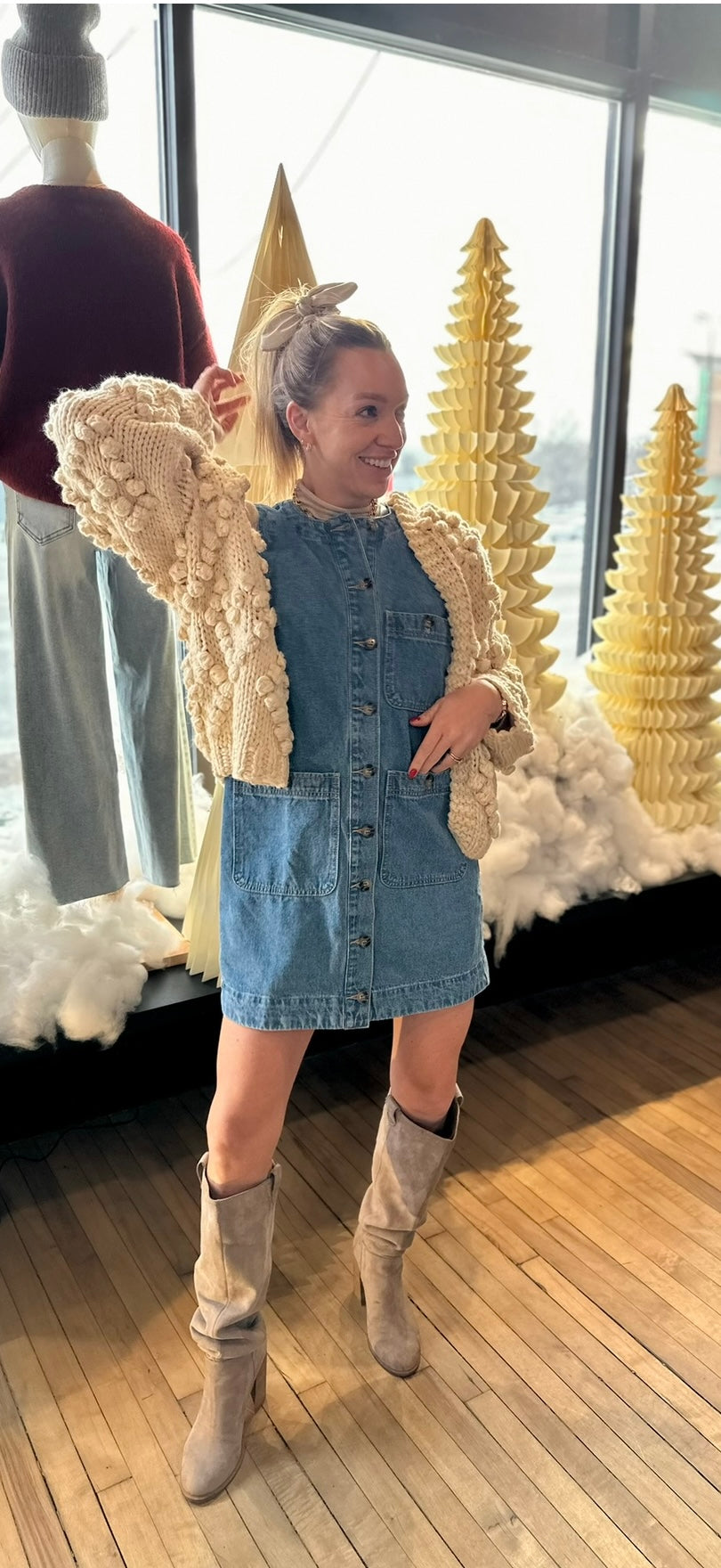 Denim Utility Dress