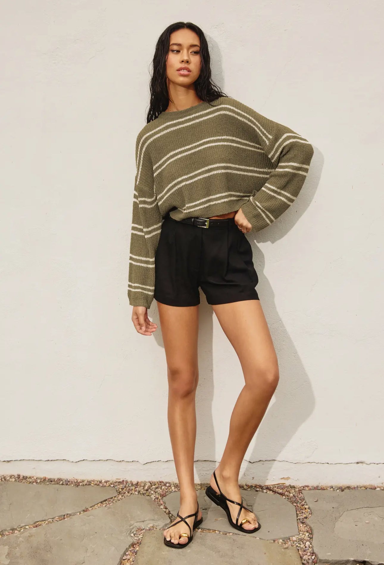 Olive Summer Sweater