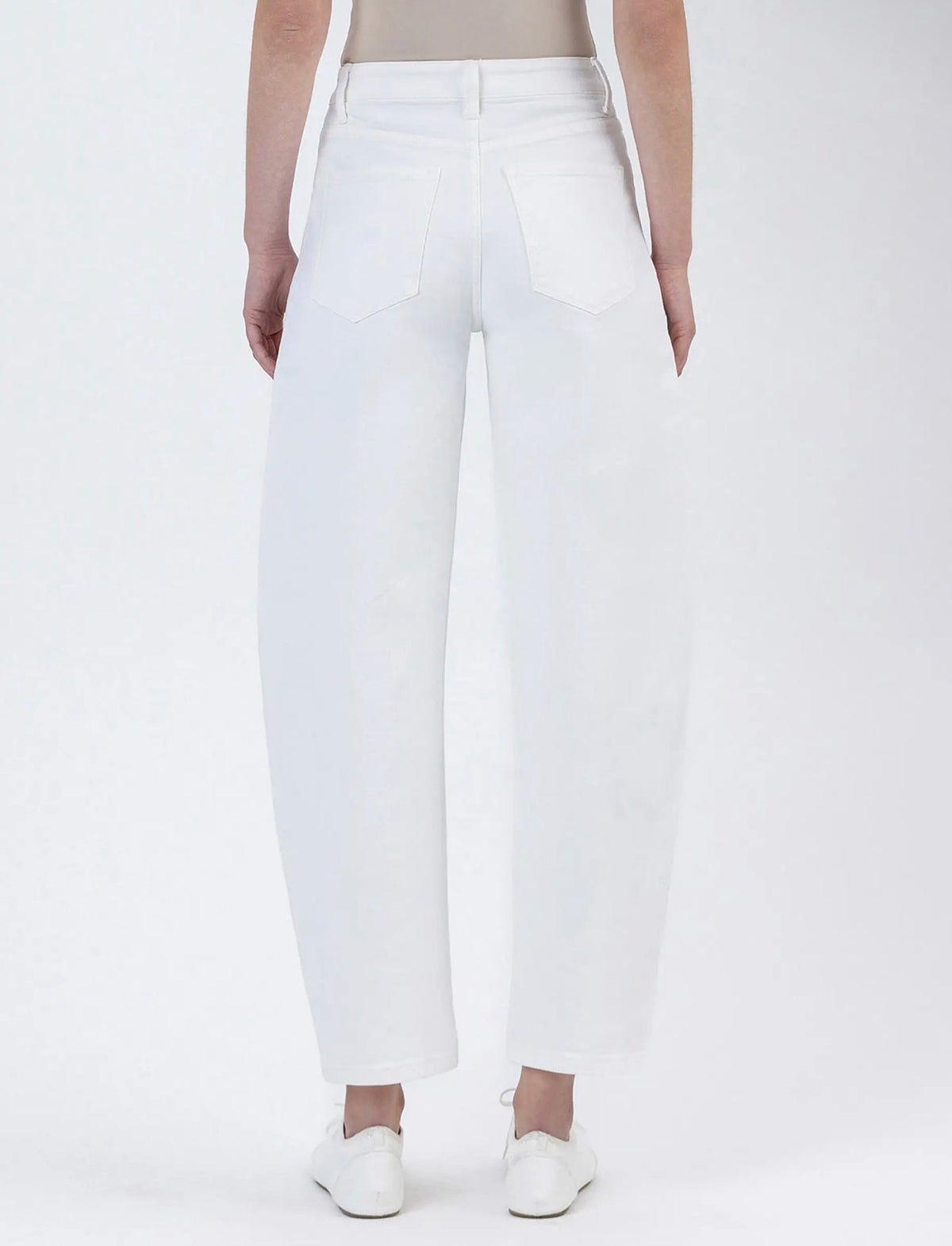 White Barrel Jean
