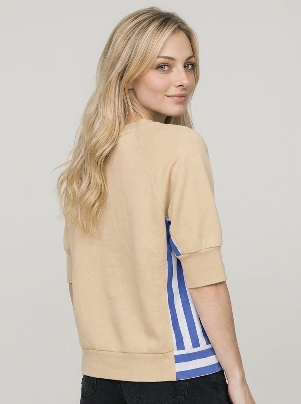 Coastal Side Stripe Pullover