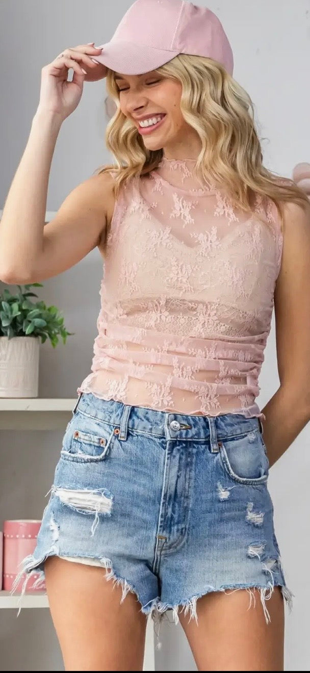 bloom lace top