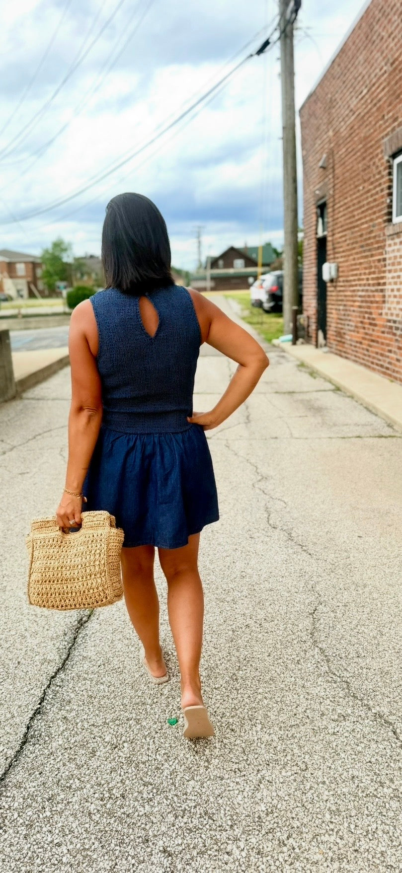 Denim Mini Dress