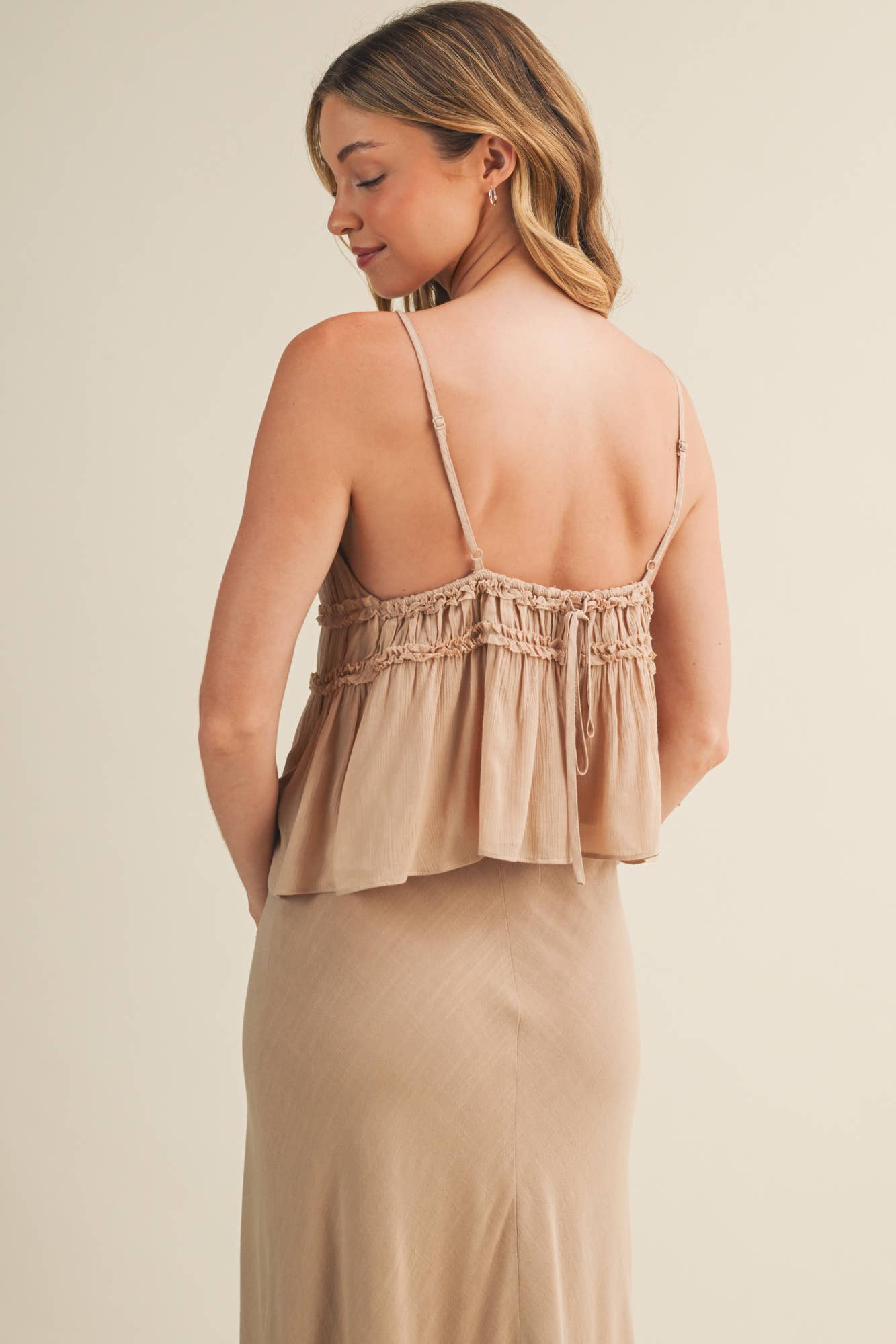 Tiered Ruffle Babydoll Cami