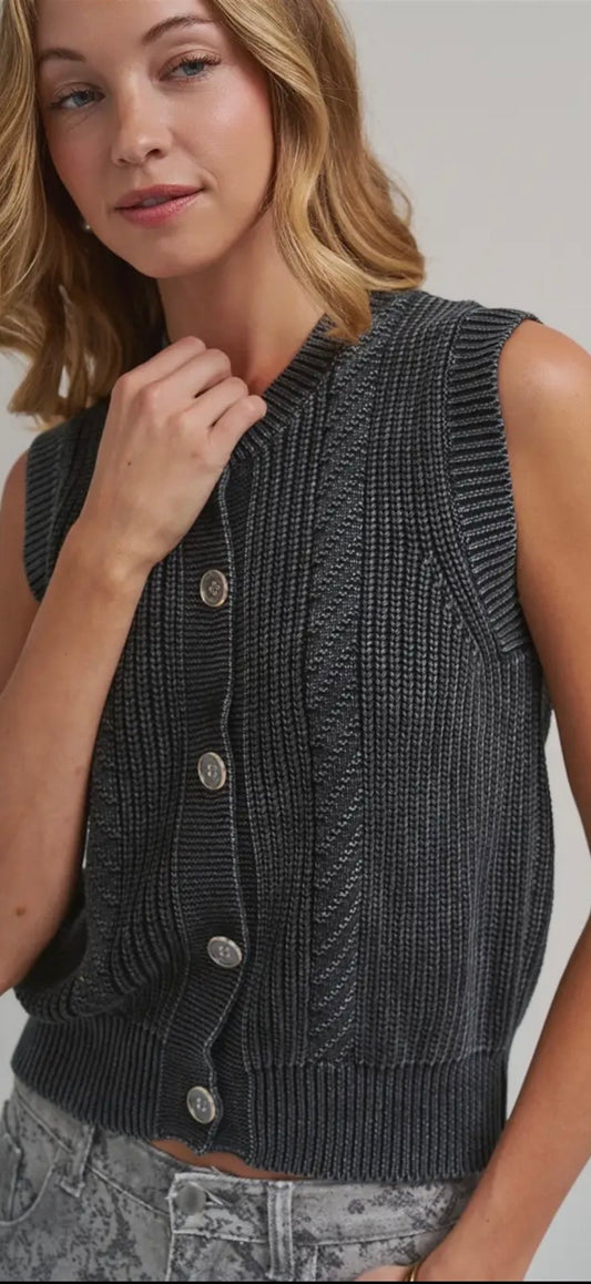 Modern Knit Sweater Vest