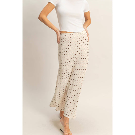 Polka Dot A-Line Skirt