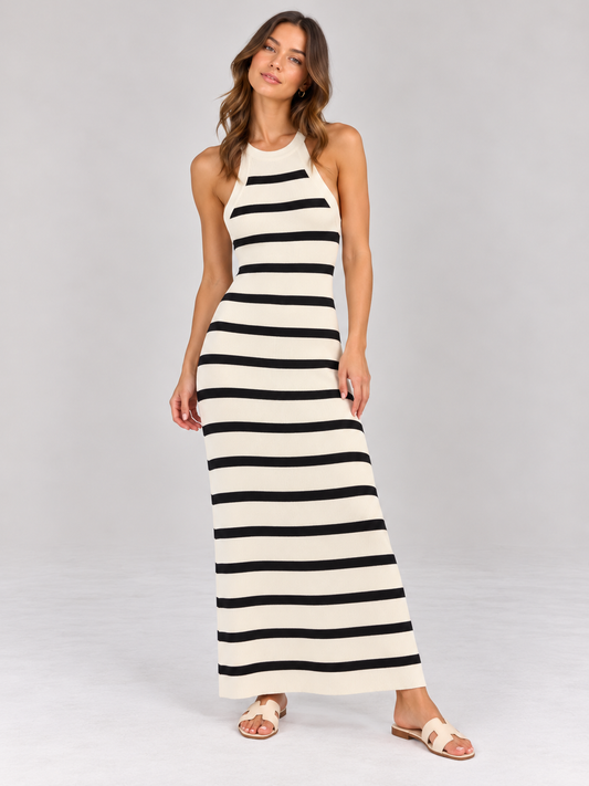 Striped Midi Dress