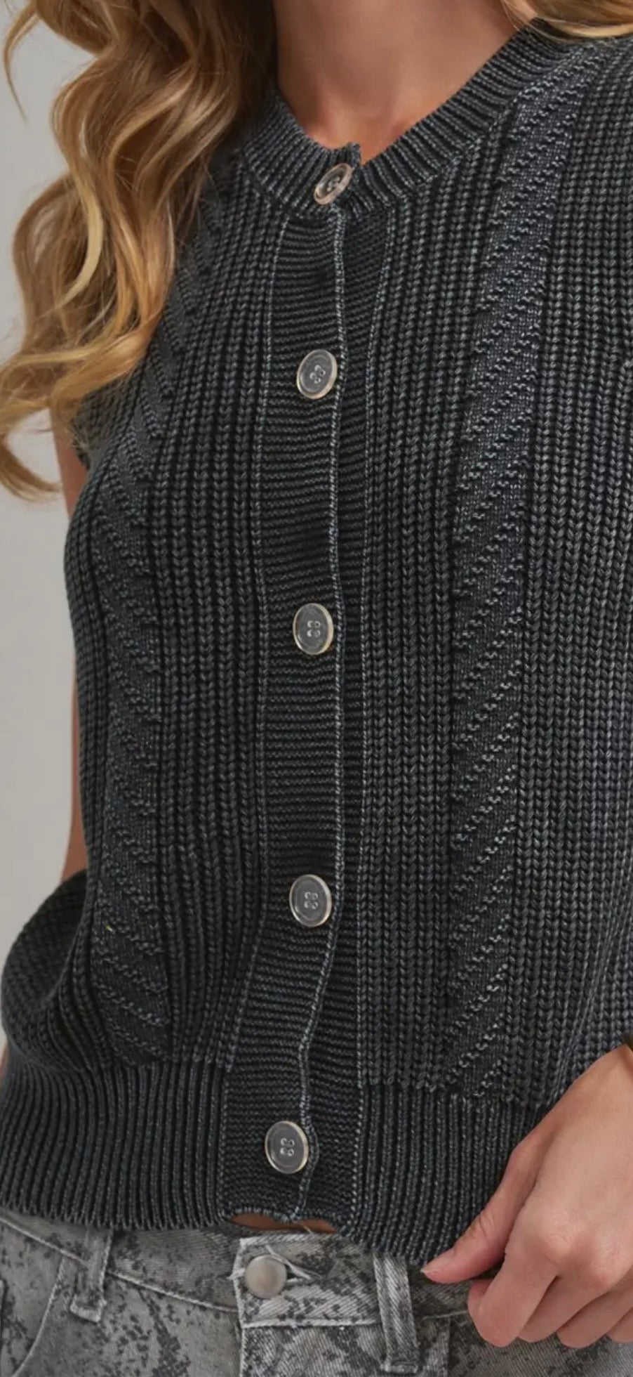 Modern Knit Sweater Vest