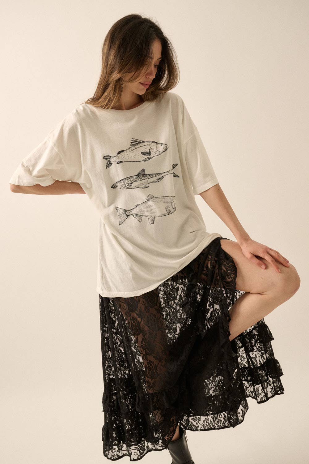 Three Fishes Tee