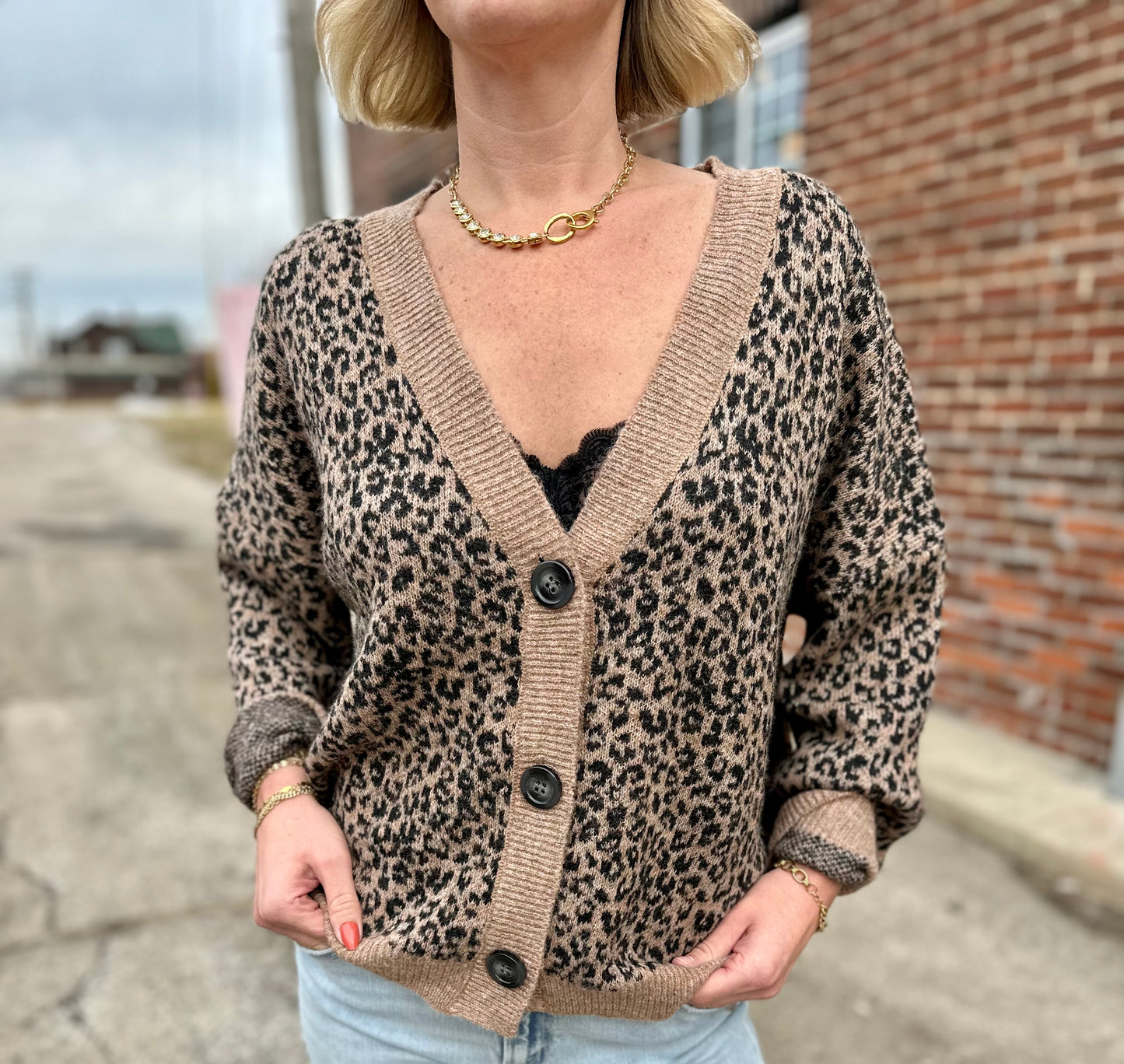 Leopard Cardigan