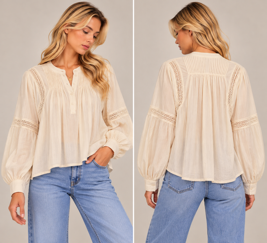 See Through Detail Top