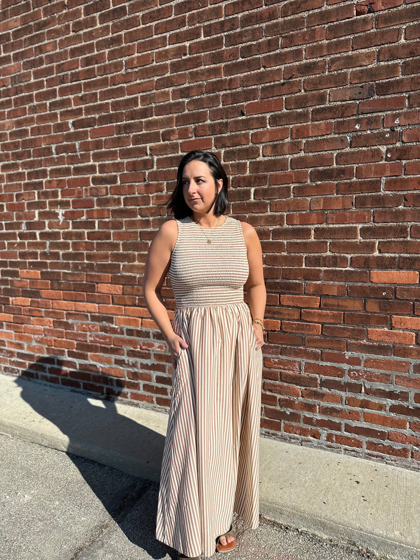 modern smocked dress