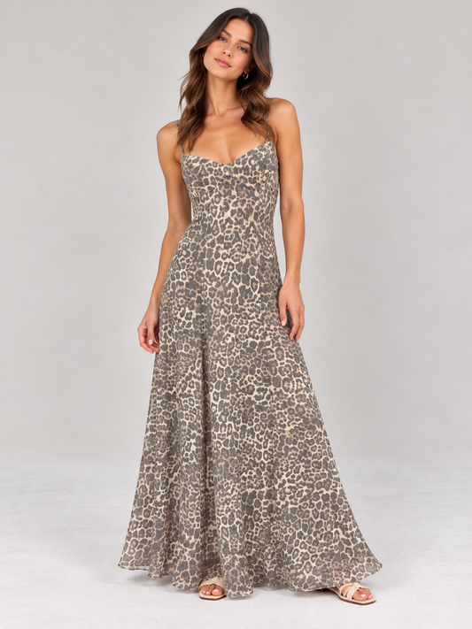 Leopard Corset Dress