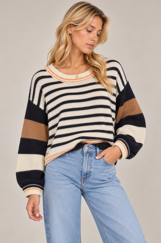 Fuzzy Modern Sweater