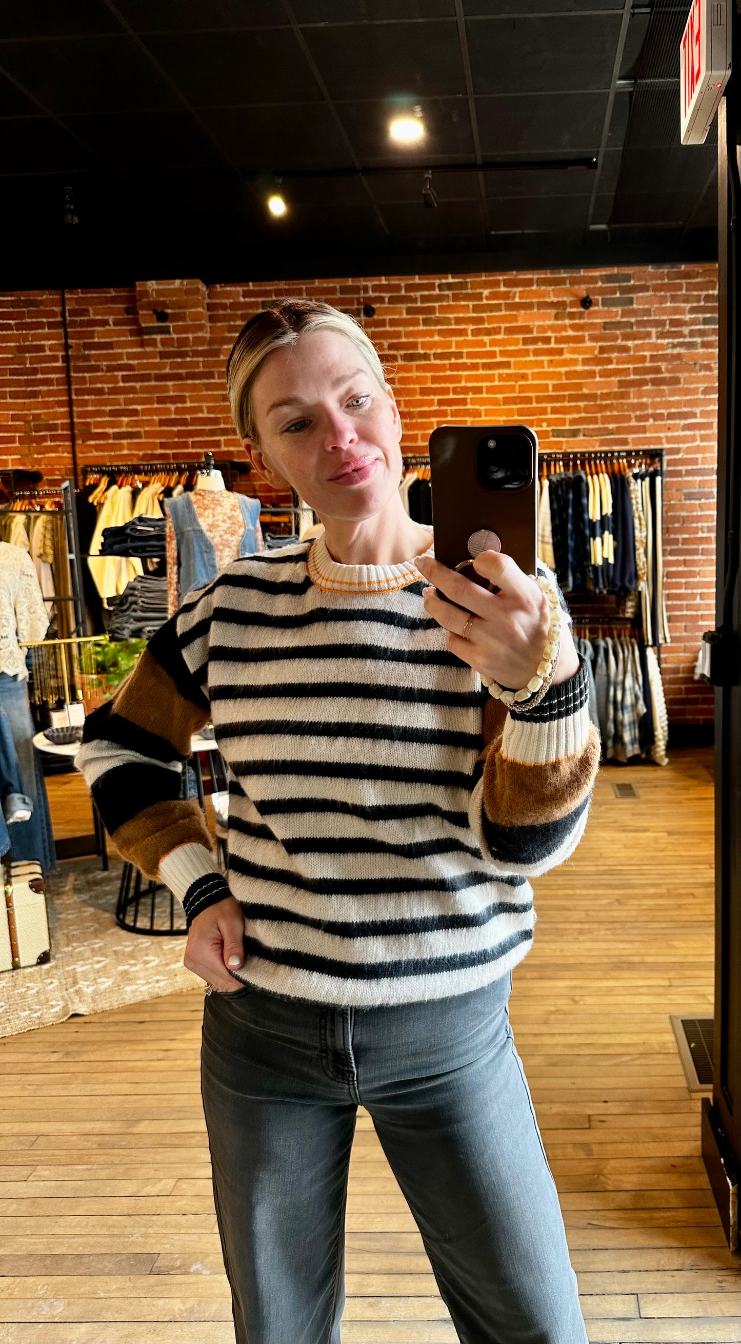 Fuzzy Modern Sweater