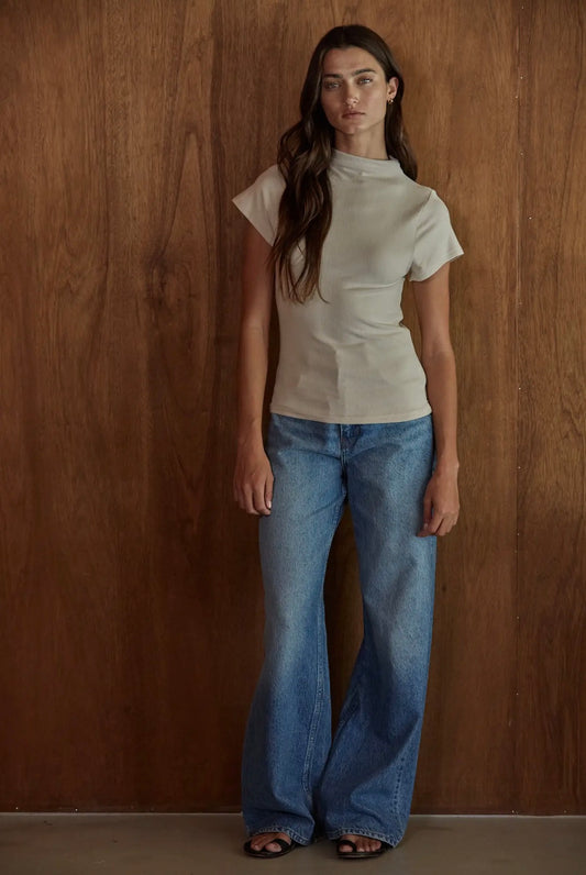 Sloane High-Neck Tee