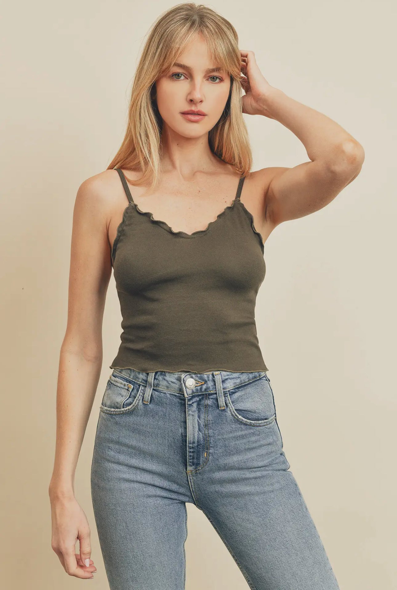 Ruffle Edge Cami