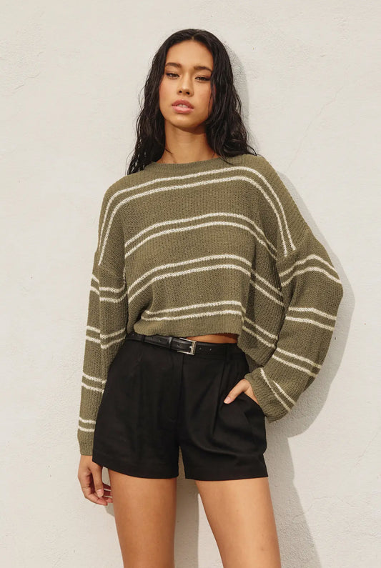 Olive Summer Sweater