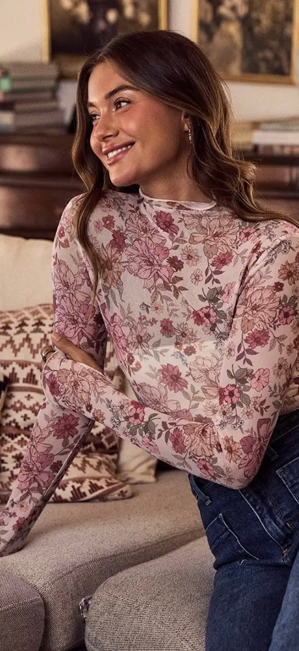 wildflower mesh top