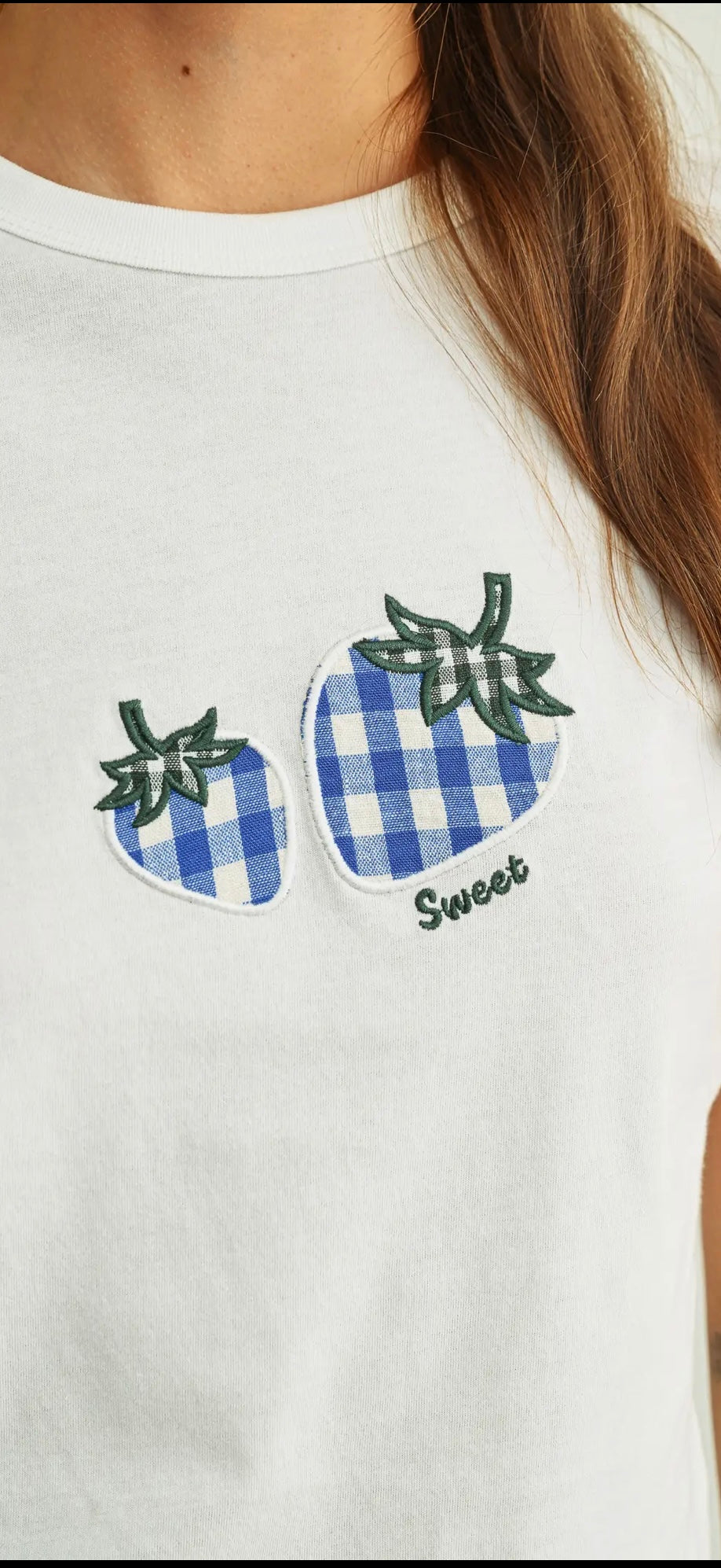 sweet gingham tee