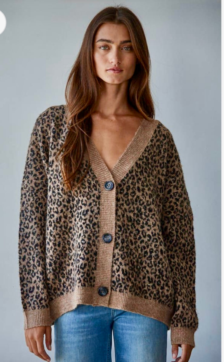 Leopard Cardigan