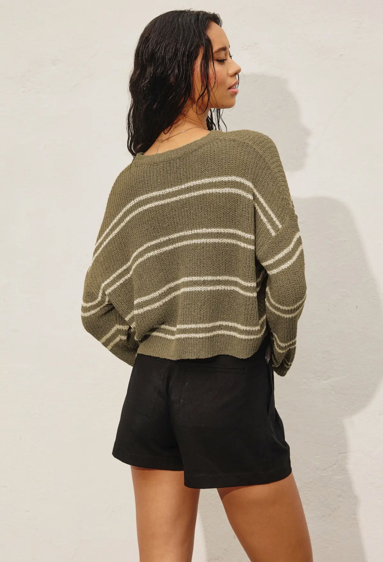 Olive Summer Sweater