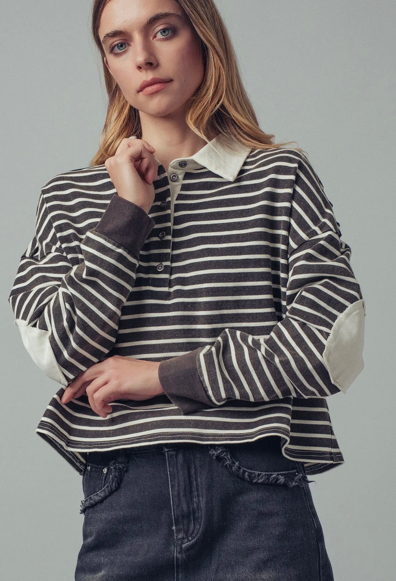 Boxy playful polo
