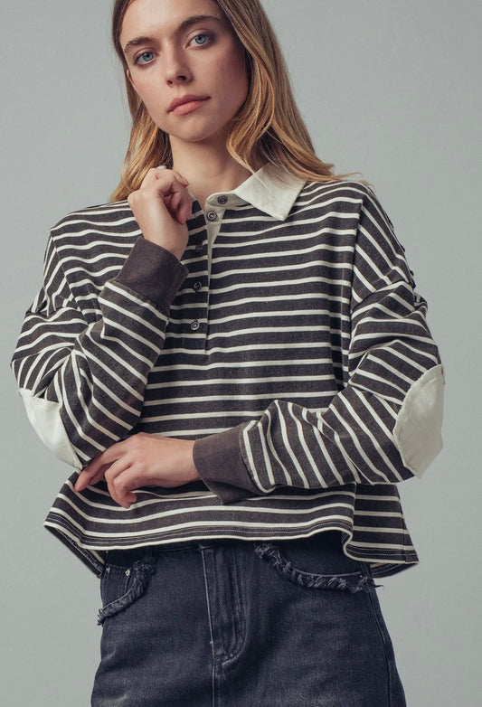 Boxy playful polo