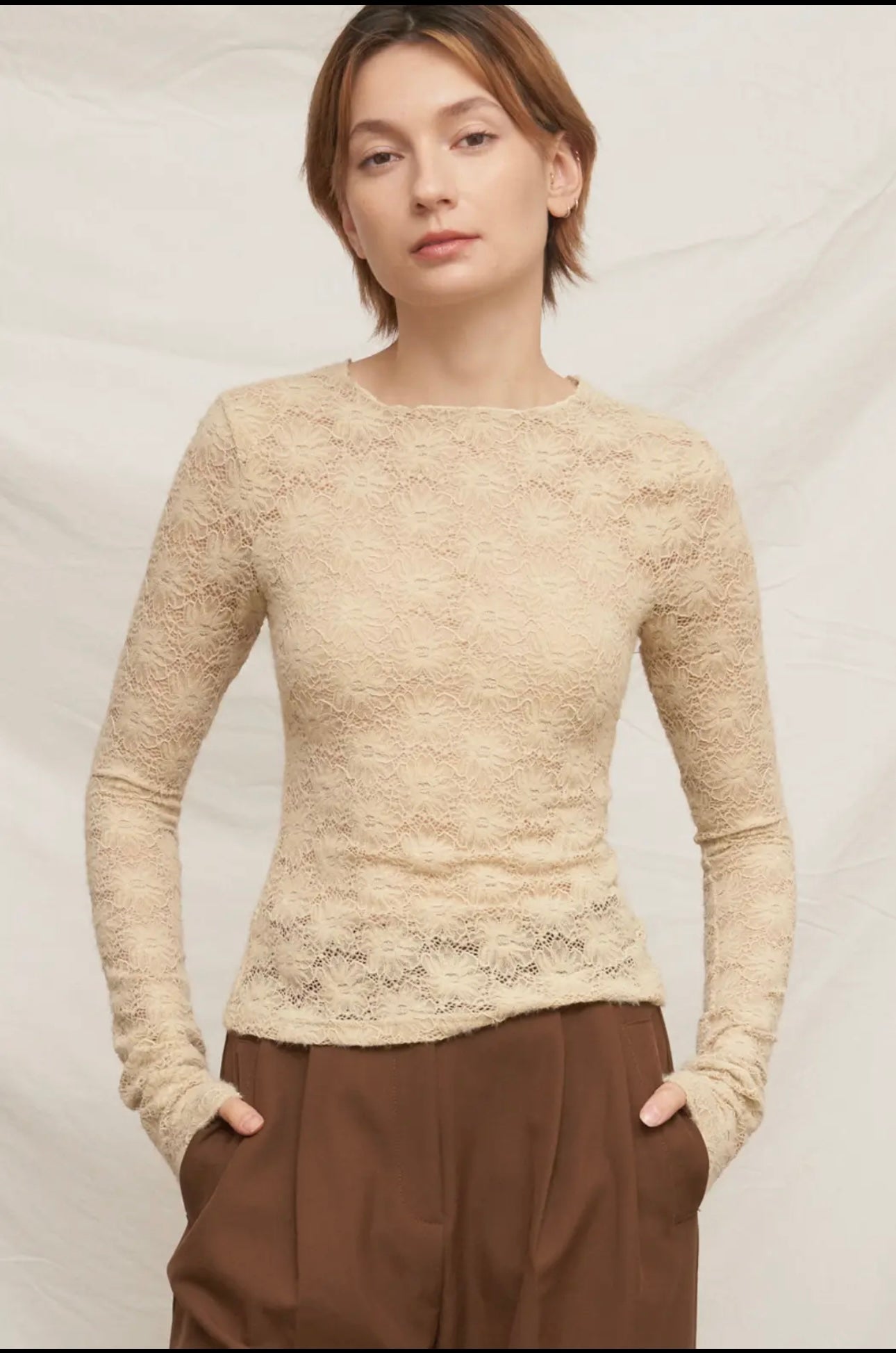 Soft Lace Top