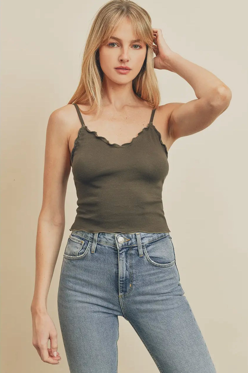Ruffle Edge Cami