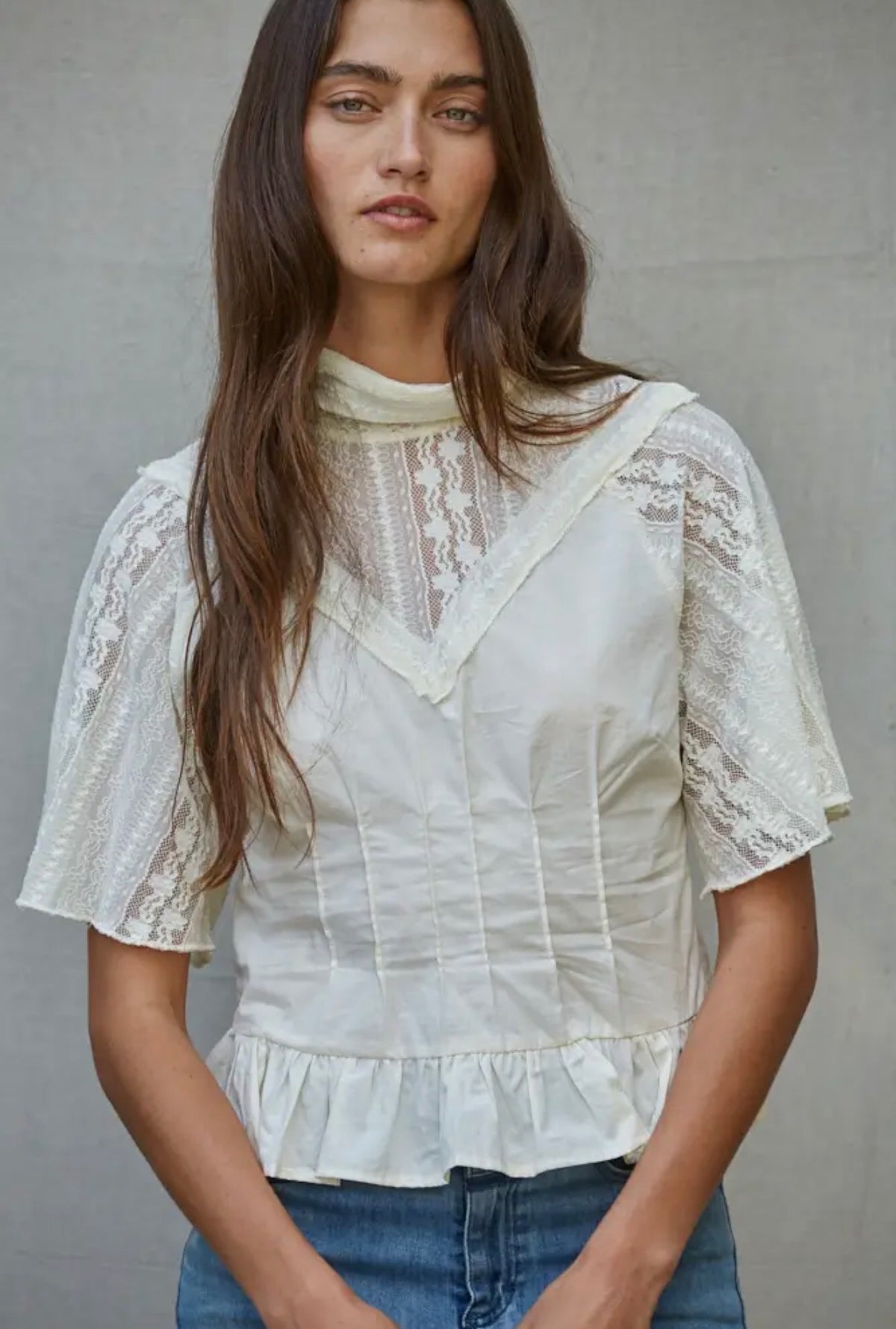 Everly Lace Blouse