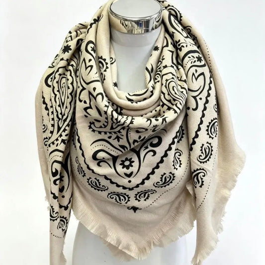 Ecru Wanderlust Bandana Scarf