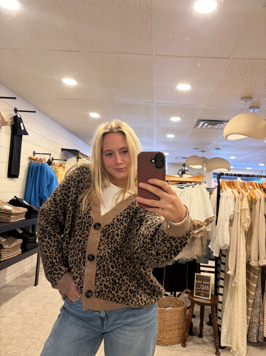 Leopard Cardigan