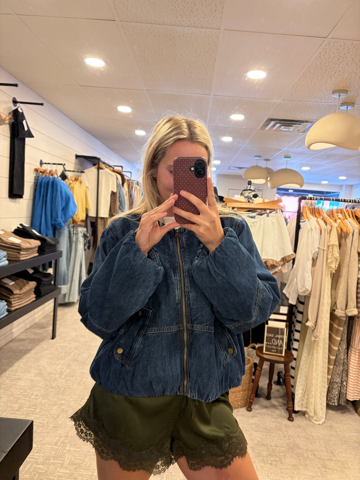 Denim Bomber Jacket