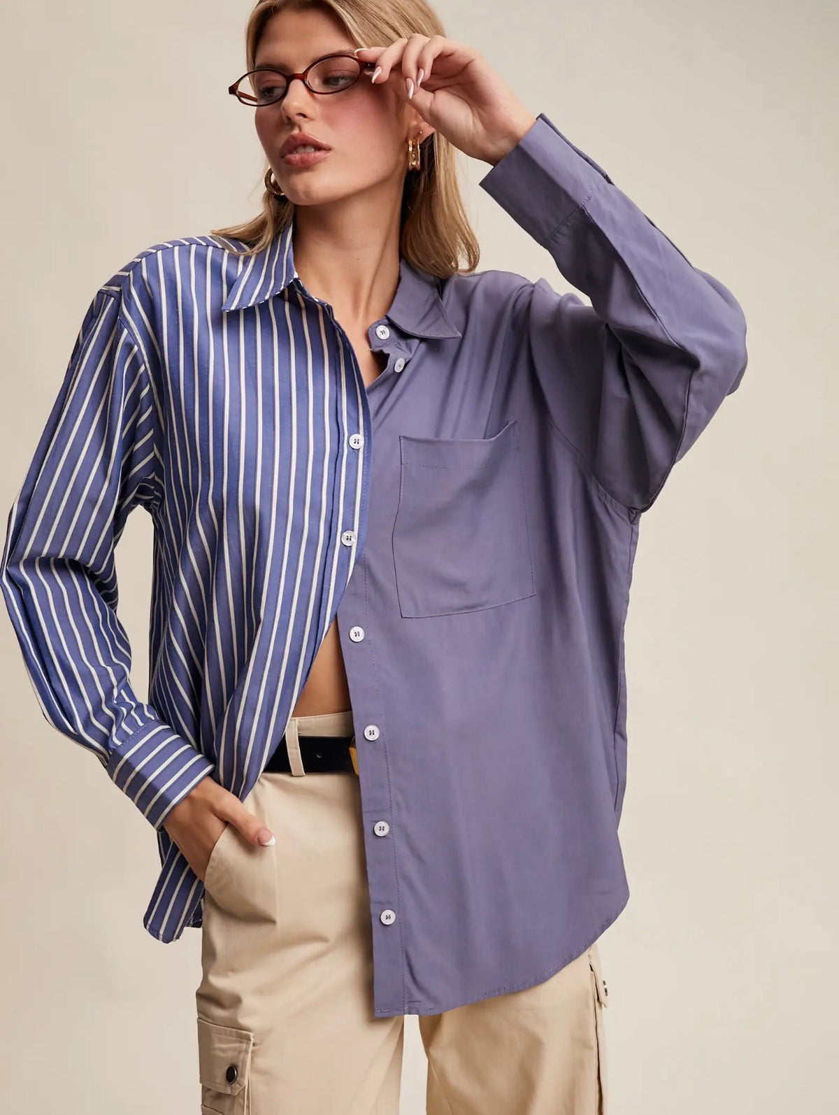 Split Decision Button Down