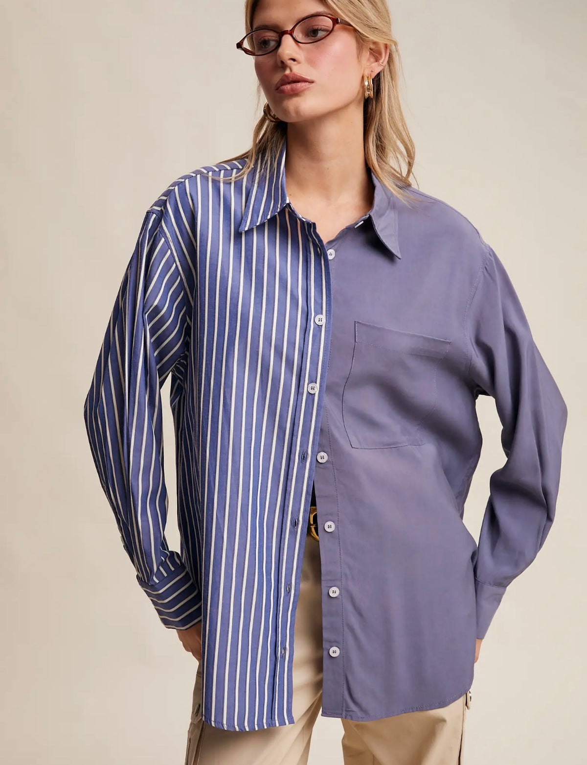 Split Decision Button Down