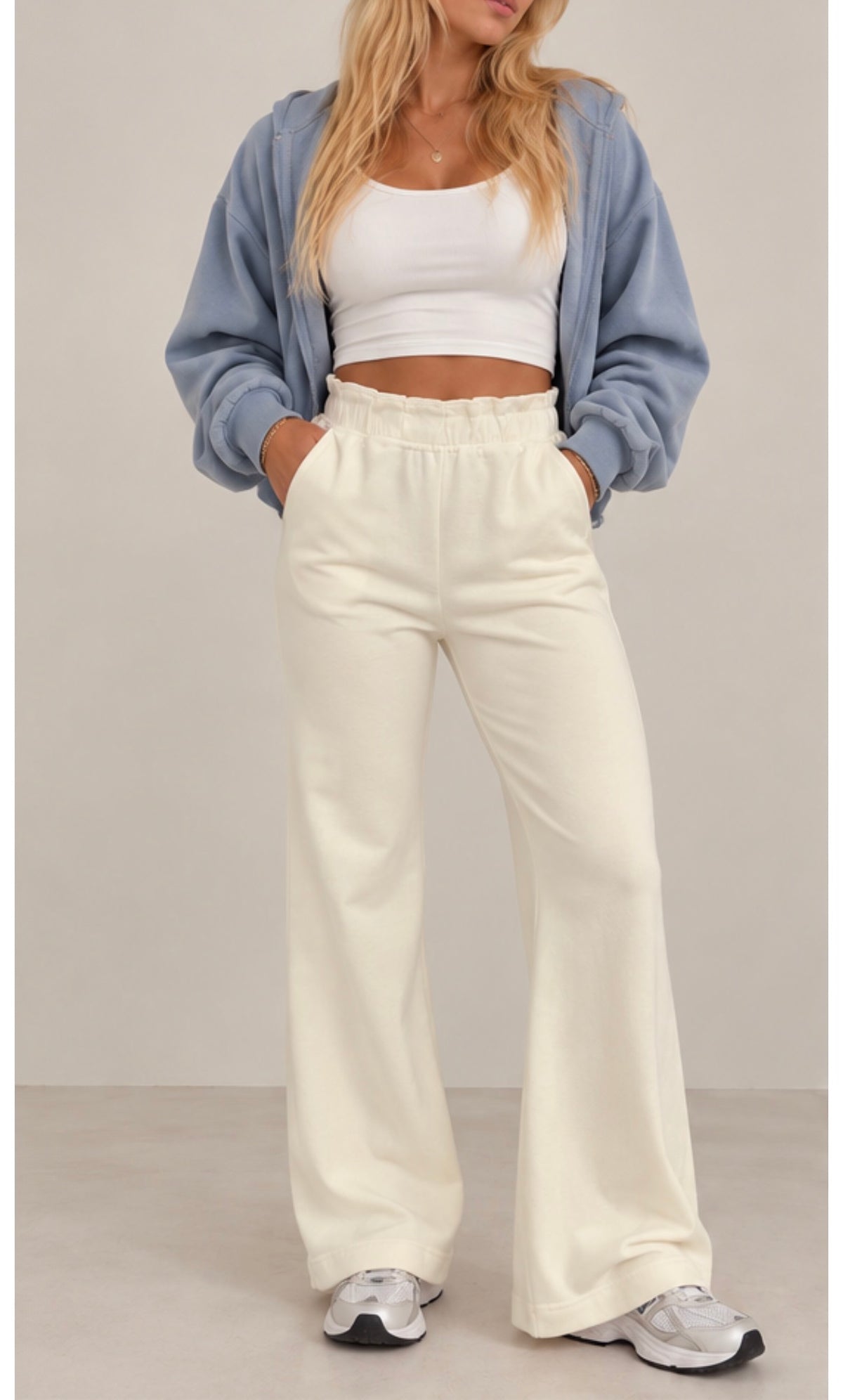 Cream Flair Sweats