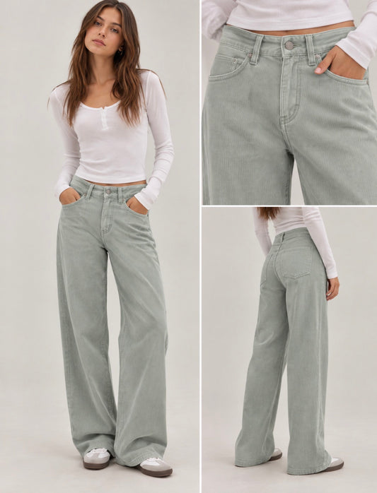 Seafoam Corduroy