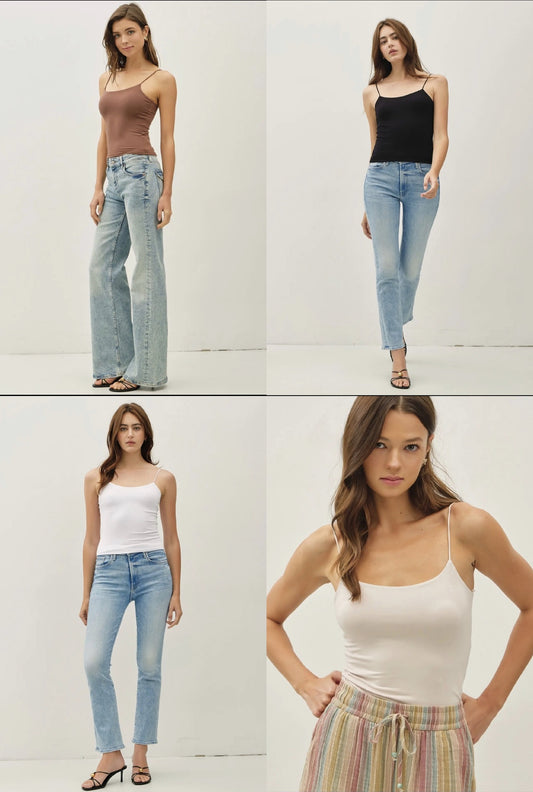Spaghetti Strap Basic Tank