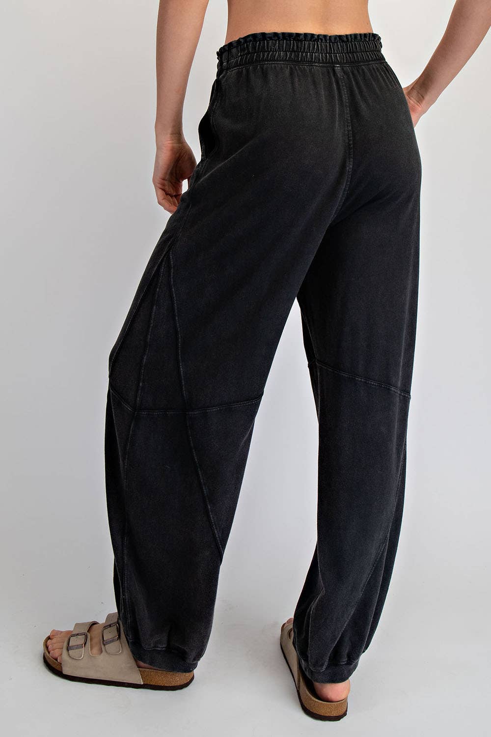 Mineral Washed Butter Joggers