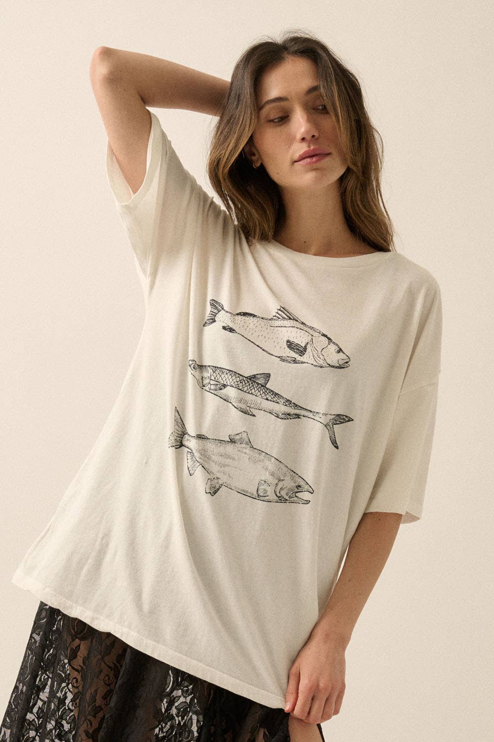 Three Fishes Tee