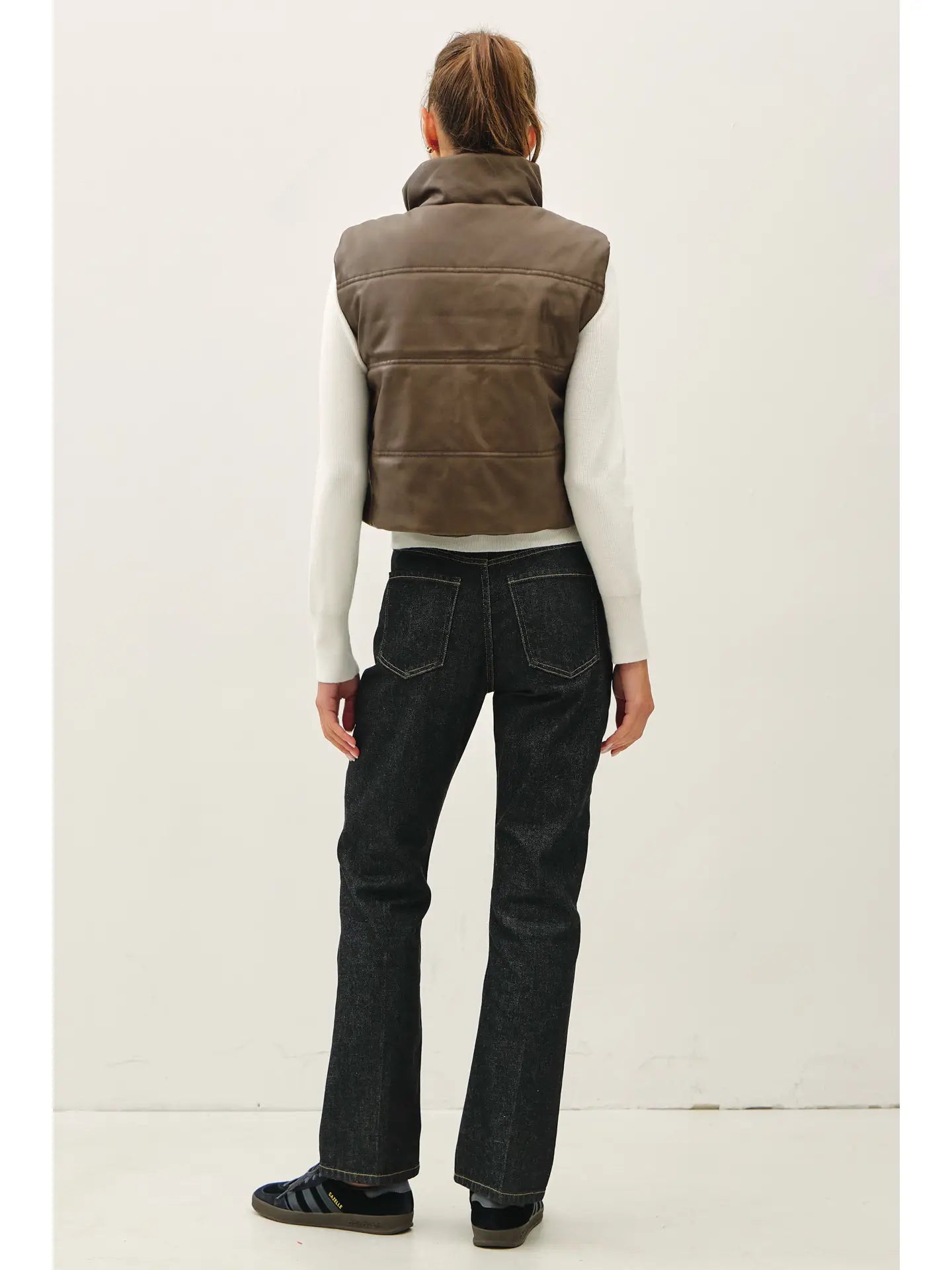 Espresso  Puffer Vest