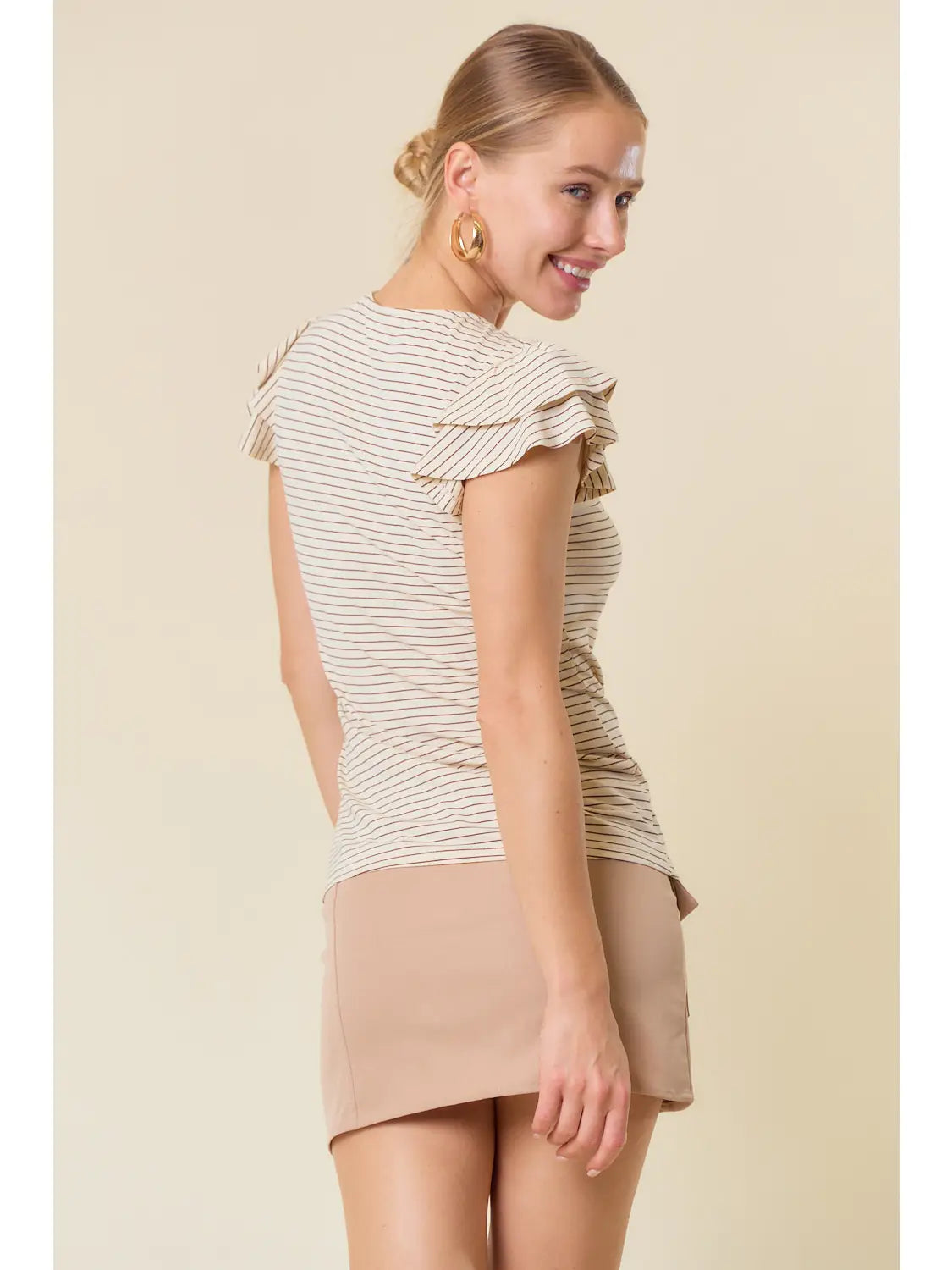 V-Neck Butterfly Top